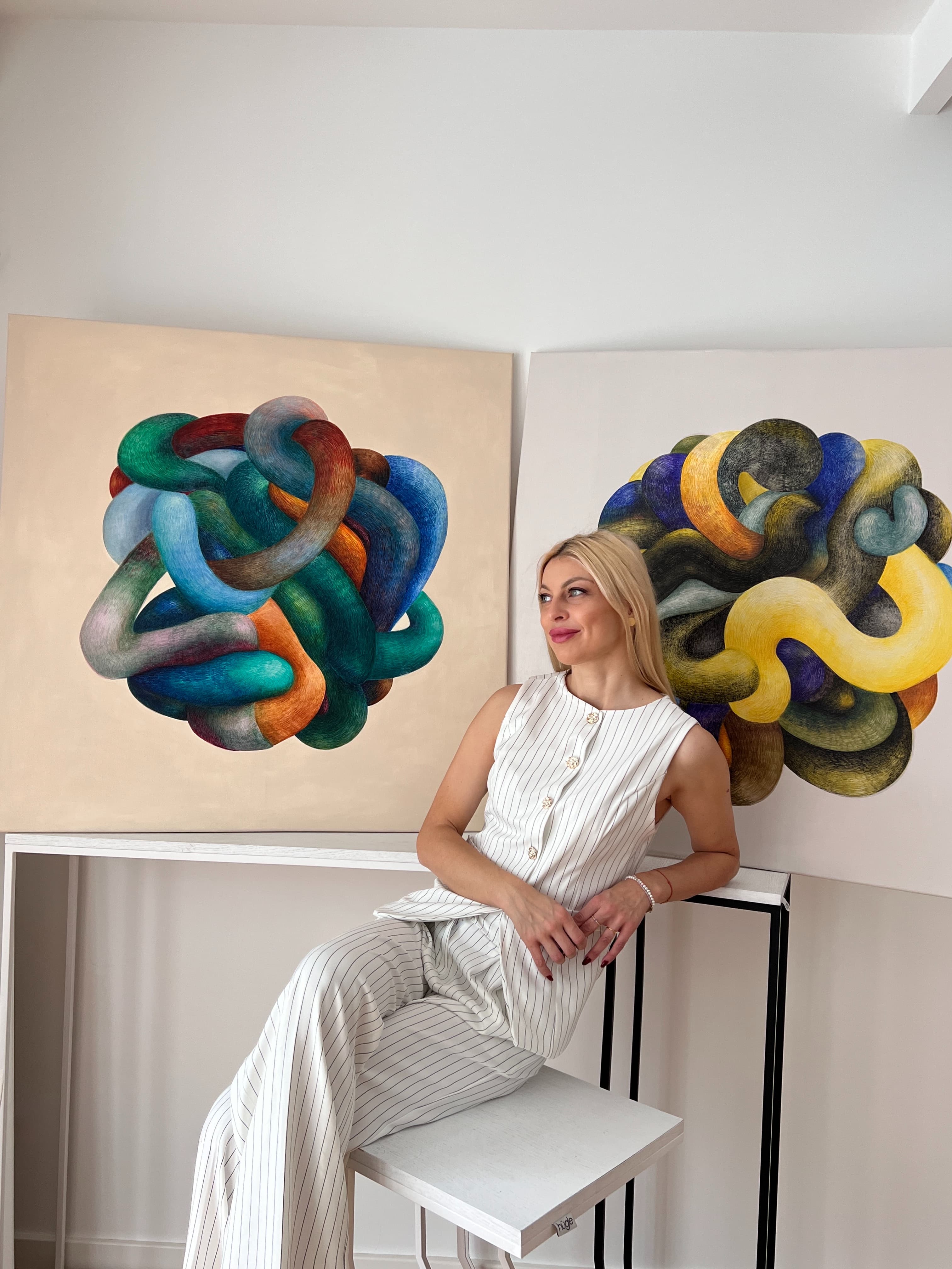 Urszula Tymon w pracowni